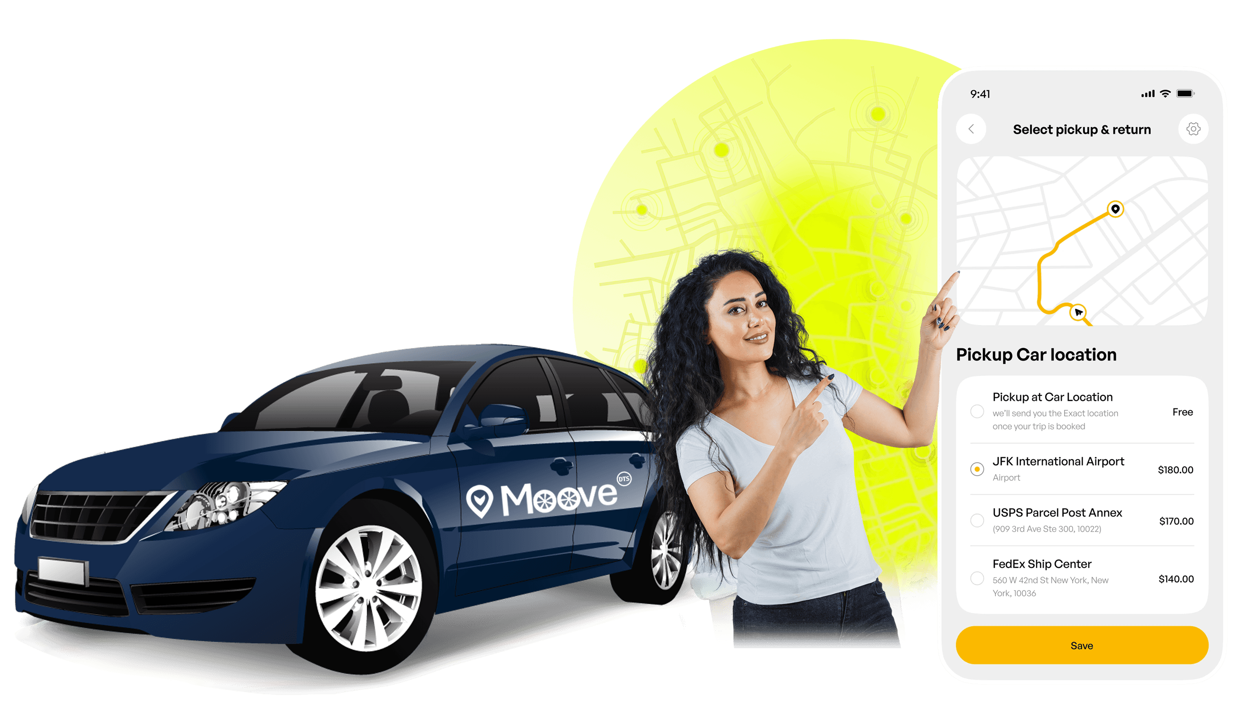 Moove dts - One swipe to catch a ride