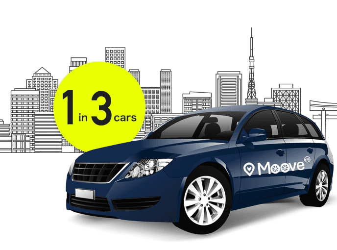 Extensive service area covering major cities